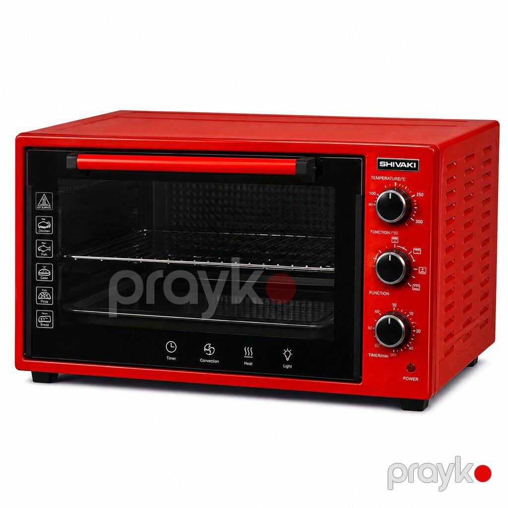 5304 Məhsulun adı: Masaüstü elektrik soba Shivaki 3618-E Red, 36 l — Masaüstü plitələr, Bakı (3)