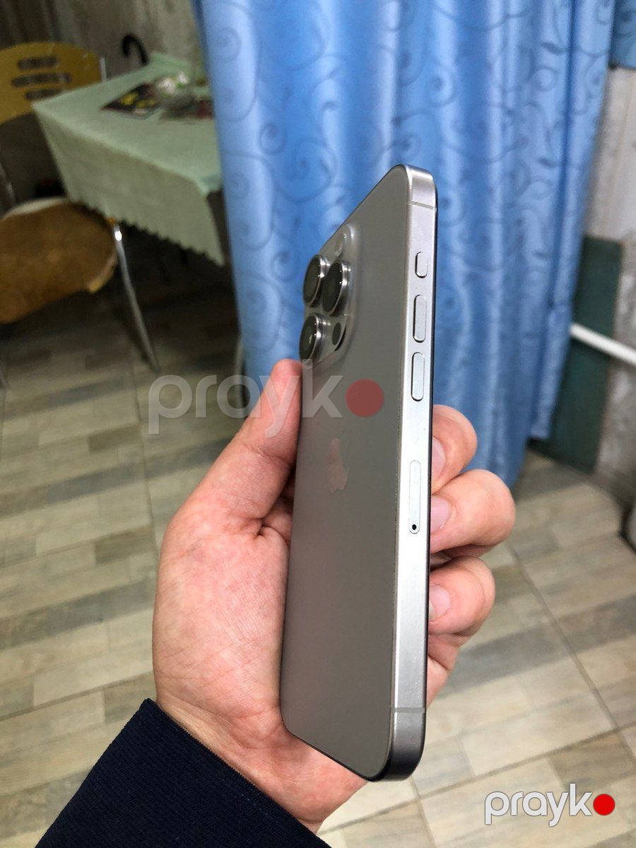 Apple iPhone 15 Pro Natural Titanium 128GB/8GB — Smartfonlar, Bakı (9)