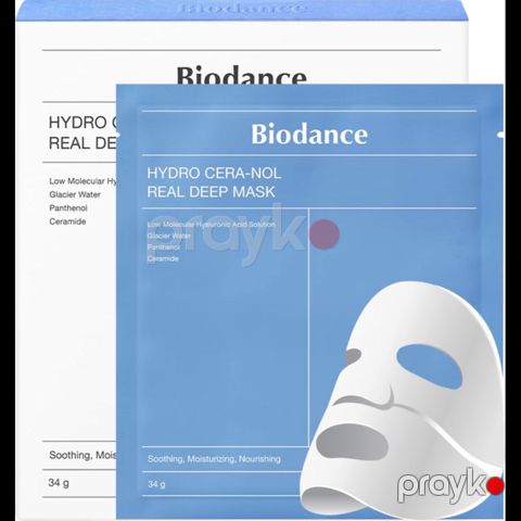 Üz üçün parça maska Biodance Hydro Cera-Nol Real Deep 4x34 q — Bakı