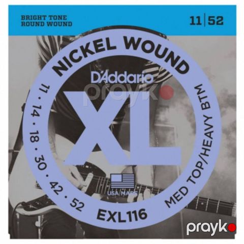 10328 Məhsulun adı: Sim dəsti elektrik gitara üçün D’Addario EXL116 — Bakı