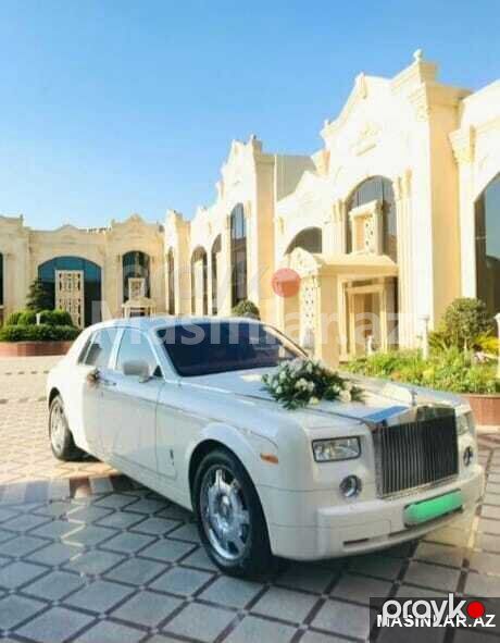 Rolls Royce phantom white, 2012 il — Minik avtomobili icarəsi, Bakı (5)