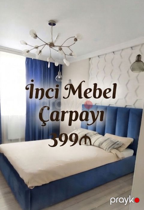 Yeni, İkinəfərlik çarpayı, Bazasız, Matras ilə, Siyirməsiz, Azərbaycan — Bakı