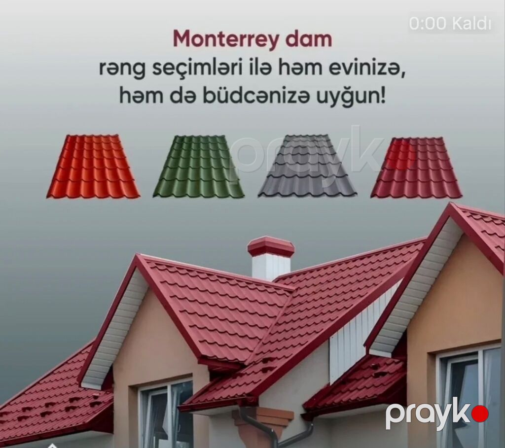 Şifer, Dəmir, Yeni, Ünvandan götürmə, Pulsuz çatdırılma, Rayonlara çatdırılma, Ödənişli quraşdırma, Zəmanətli, Kredit var — Dam örtükləri, Bakı (7)
