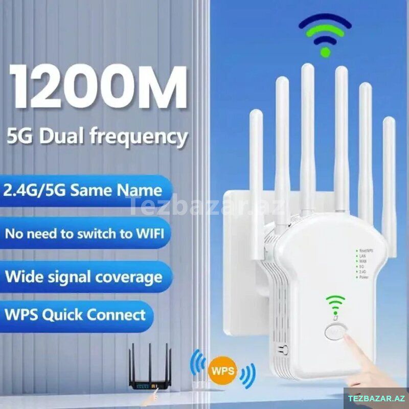 Wifi Repeater — Sinyal gücləndiricilər və antennalar, Bakı (2)