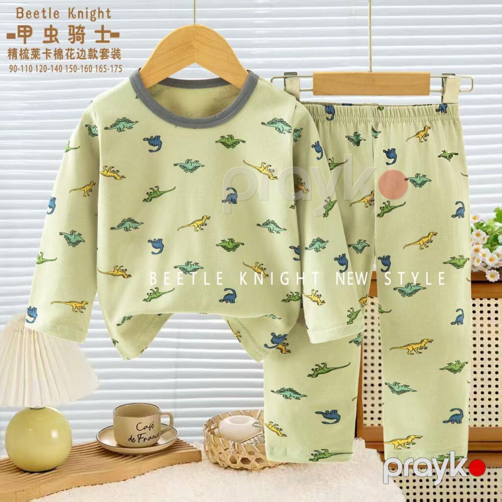 Uşaq üçün iki hissəli pijama dəsti - Model: Uzunqol köynək + uzun — Ev paltarı, Bakı (10)