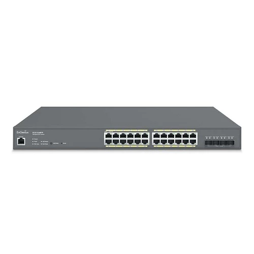 EnGenius (ECS1528FP) Cloud Managed 24 Port PoE+ Switch Gigabit 410W — Bakı