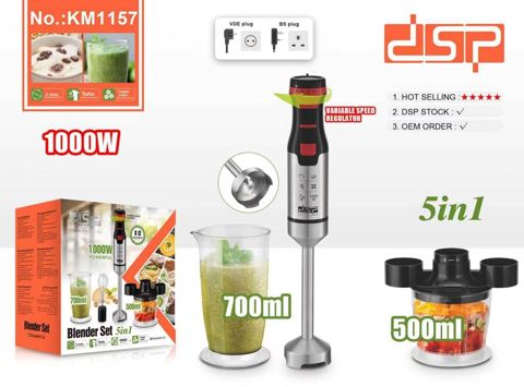 Məhsul 1572 Məhsulun adı: Blender DSP KM1157 1000W Brend: DSP — Yoboo az — Блендеры, измельчители и миксеры