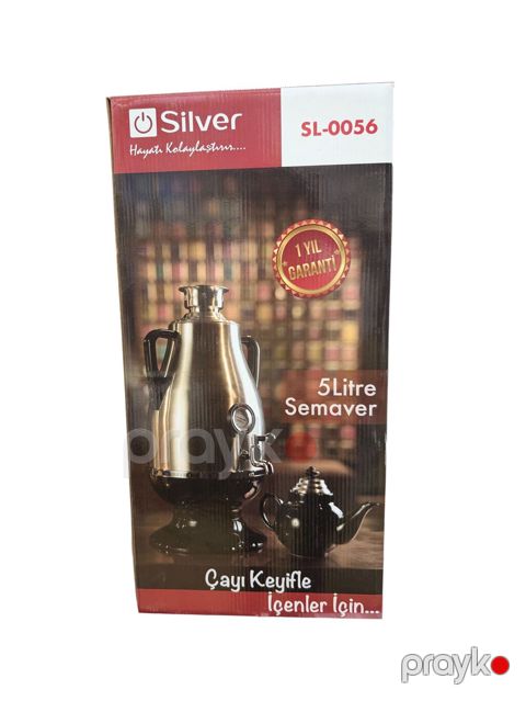 5064 Məhsulun adı: Samovar Silver SL-0056 Black Brend: Silver — Bakı