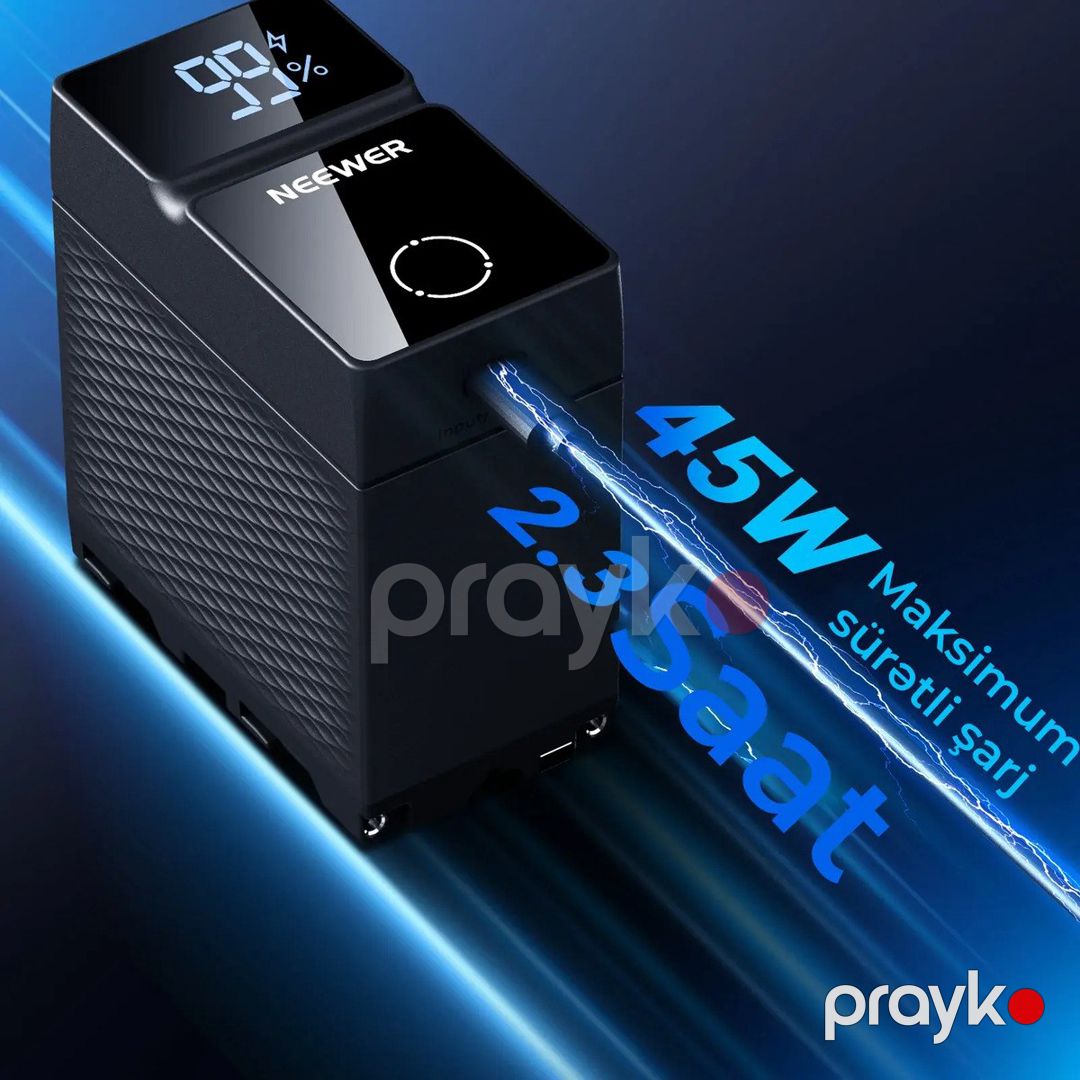 Neewer NW-F970U 10500mAh batareya (Sensor ekranlı) — Foto və video texnikası, Bakı (2)