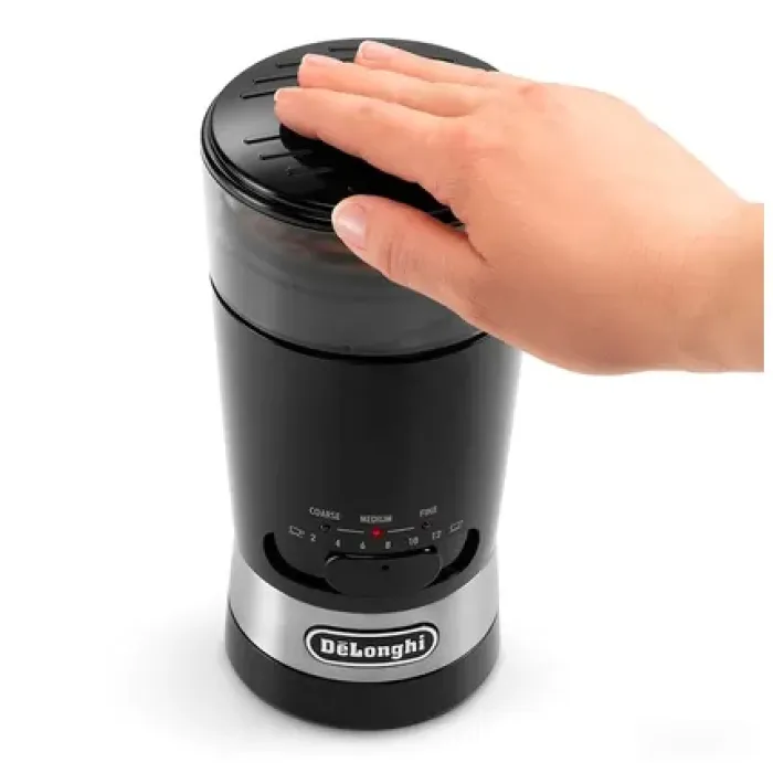 DeLonghi KG210 Qəhvəüyüdən 170W 90g 3 Səviyyəli Üyütmə Kompakt Grinder — Bakı