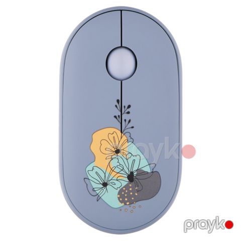 2E Mouse MF300 flora:mallow Silent wl bt, Blue (2E-MF300WFLORABL) — Pctech — Periferiya cihazları