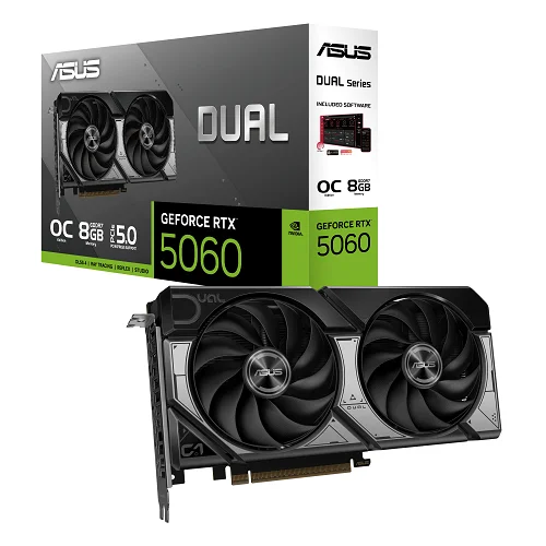 Asus Dual GeForce RTX 5060 8GB 128bit (90YV0N12-MVAA00) — Video kartlar