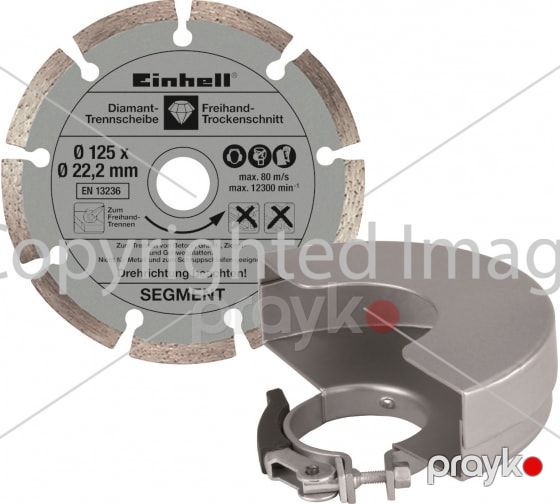 Cilalama maşını Einhell Te-ag 125/750 Kit (4430885) — Təmir və inşaat, Bakı (7)