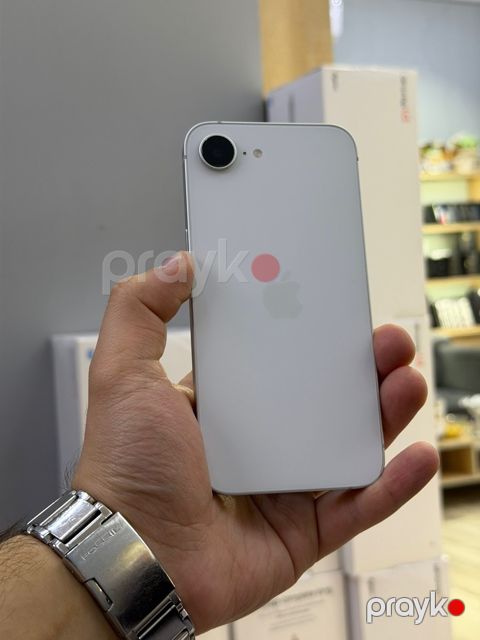 Apple iPhone 16e White 128GB/8GB — Bakı