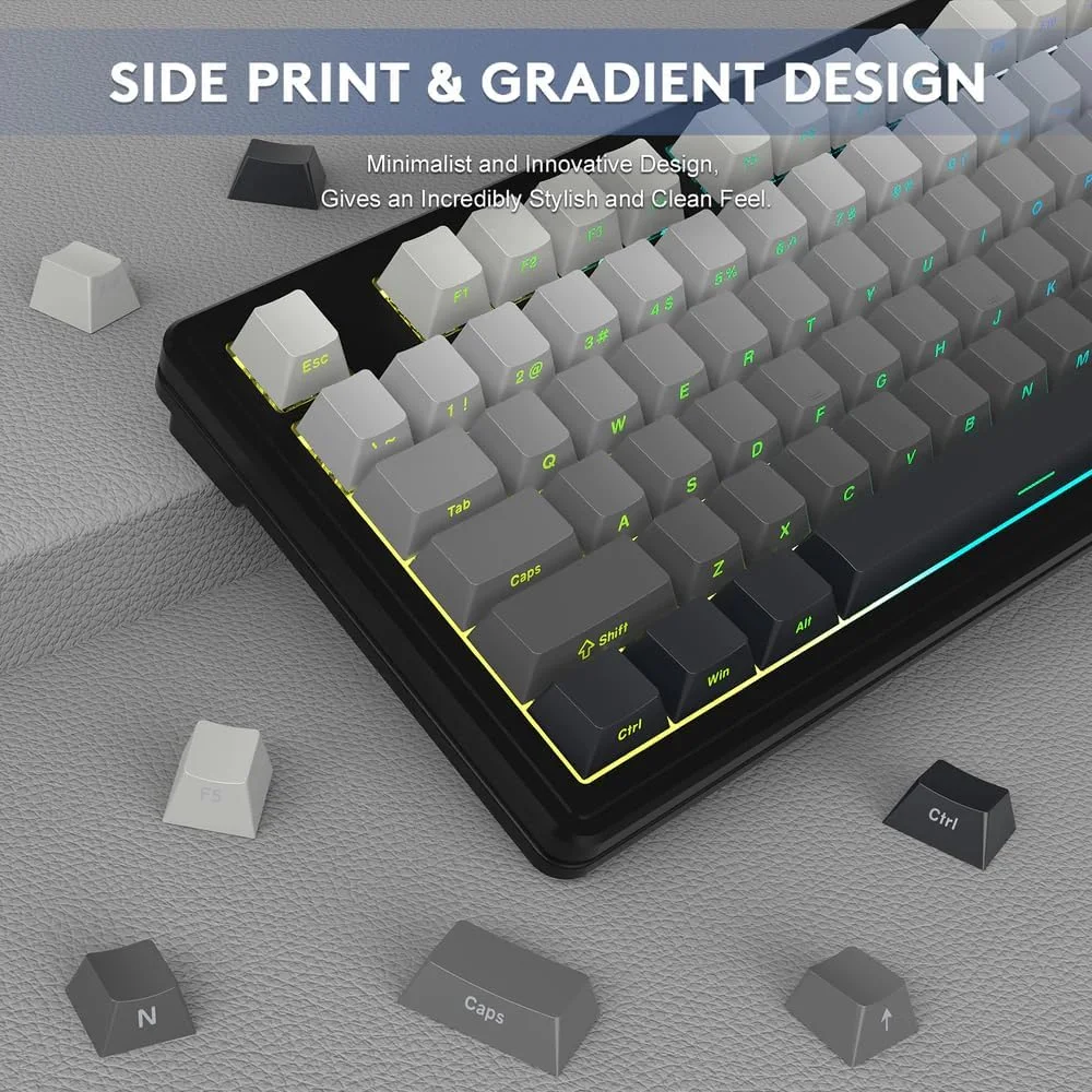 Attack Shark M87 PRO Wireless Mechanical Gaming Keyboard — Klaviaturalar və siçanlar, Bakı (4)
