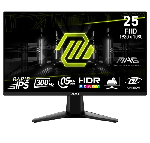 MSI MAG 255XF 24.5-inch FHD IPS 300Hz Gaming Monitor — Bakı