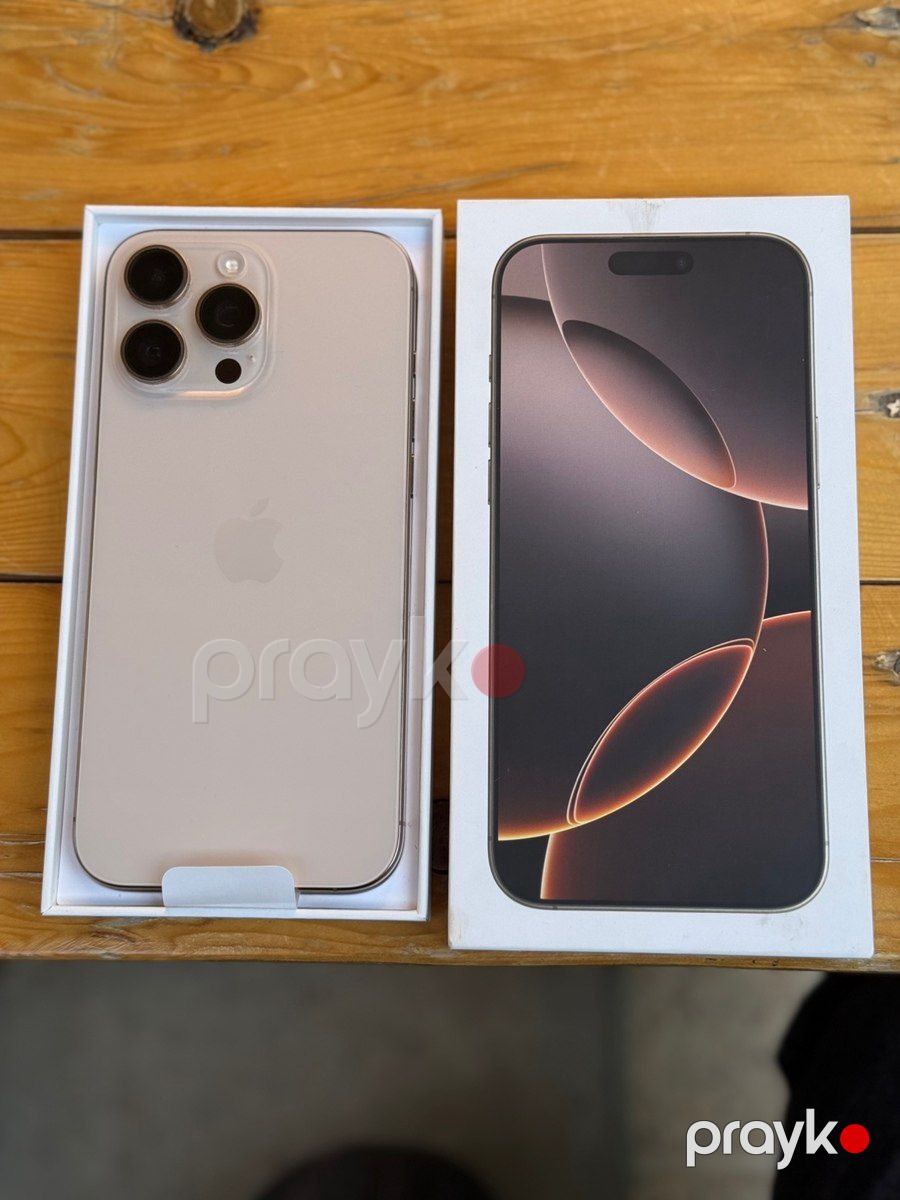 Apple iPhone 16 Pro Max Desert Titanium 256GB/8GB — Smartfonlar, Bakı (4)
