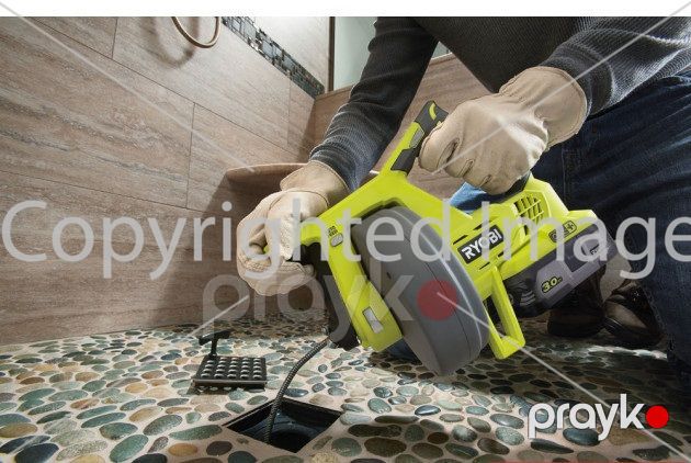 Boruların təmizlənməsi üçün akkumulyatorlu maşın Ryobi R18DA-0 ONE+ 5133004642 — Təmir və inşaat, Bakı (3)