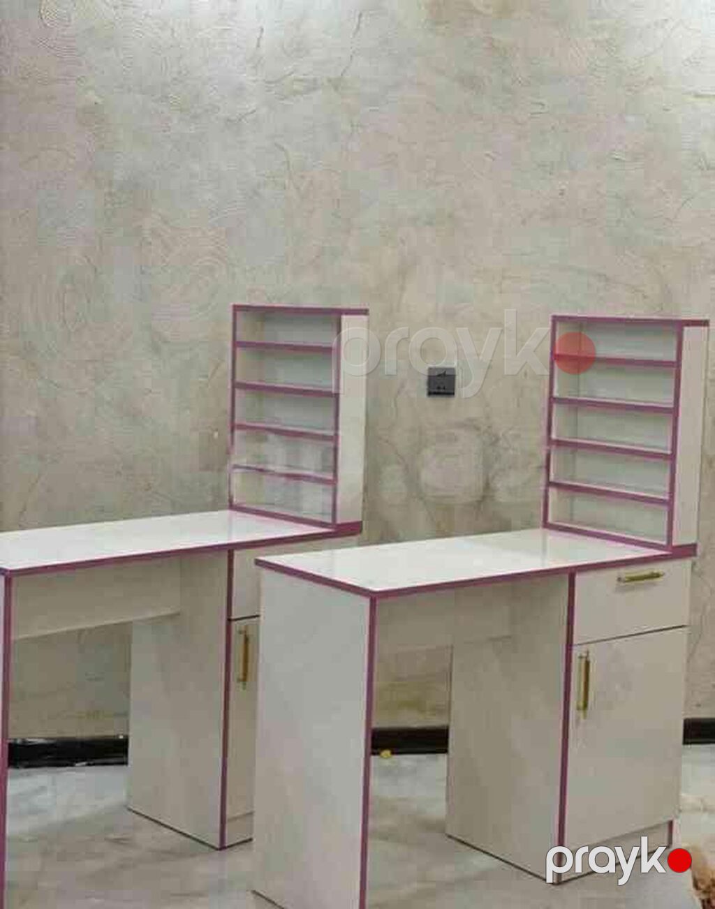 Düz masa, Siyirməli, Polkalı, Parlaq laminat, Kredit yoxdur — Salon mebeli, Bakı (2)