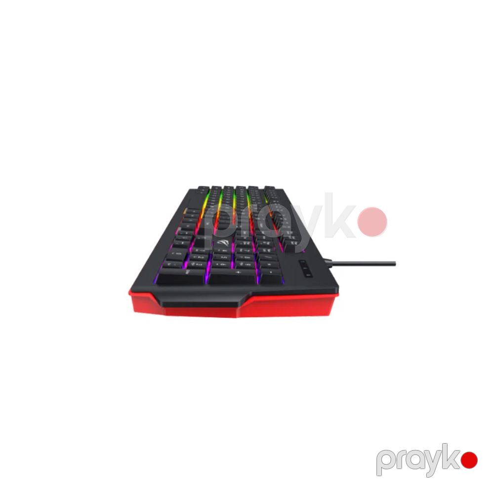 Havit KB866L Gaming Wired Keyboard RGB (Qara + Qırmızı) (HVKB-KB866L-BR) — Periferik cihazlar, Bakı (3)