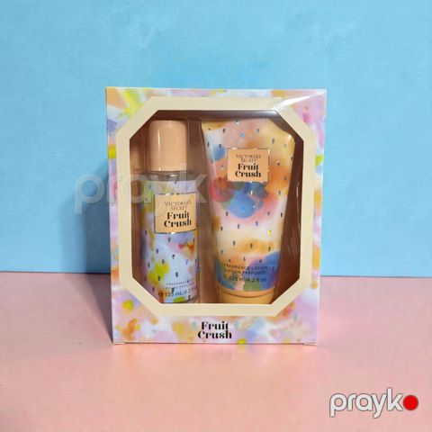 Fruit Crush qadınlar üçün ətir dəsti (bədən spreyi 125 ml + bədən losyonu 125 ml) — Bakı