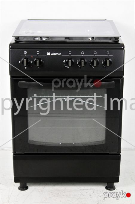 Kombinə olunmuş soba Zimmer ZM 6301 Matte Black — Bakı