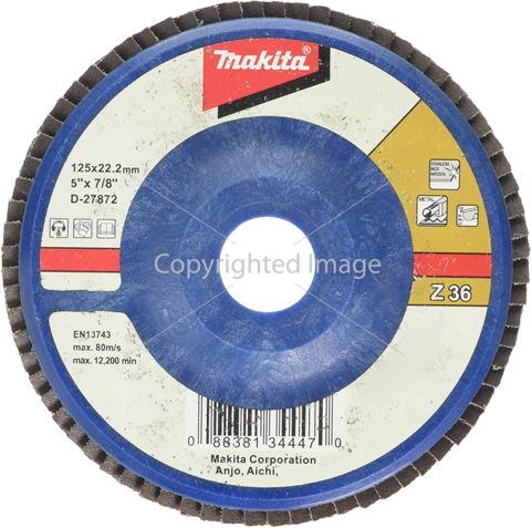 Disk pardaqlayıcı düz formalı metal üçün (125 mm) Z36, Makita D-27872 — Bakı