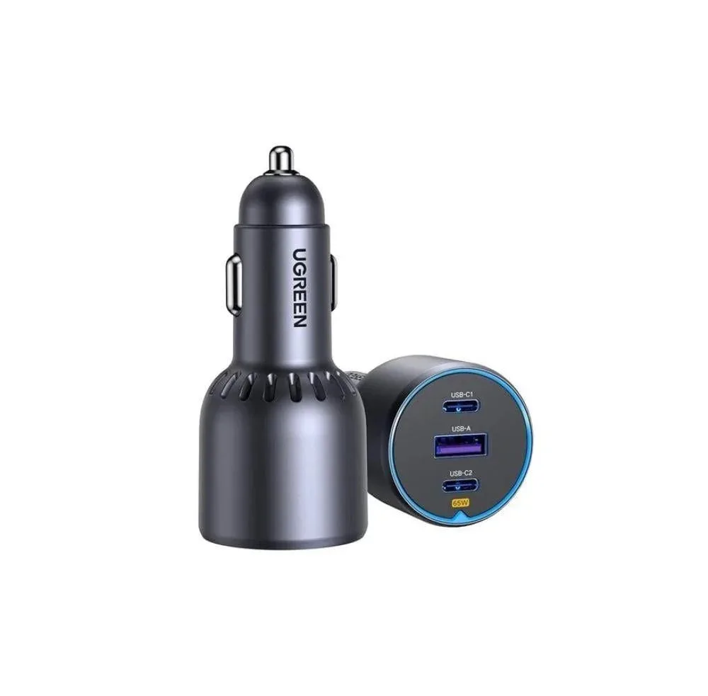 Avtomobil üçün charger Ugreen 75W 3-Port Fast Car Charger — Bakı