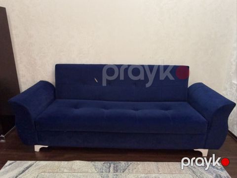 Divan, İşlənmiş, Açılan, Bazalı, Vеlur parça, Çatdırılma yoxdur — Bakı