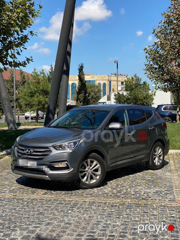 Hyundai Santa Fe, 2.0 L, 2017 il, 191 000 km — Avtomobillər, Bakı (6)