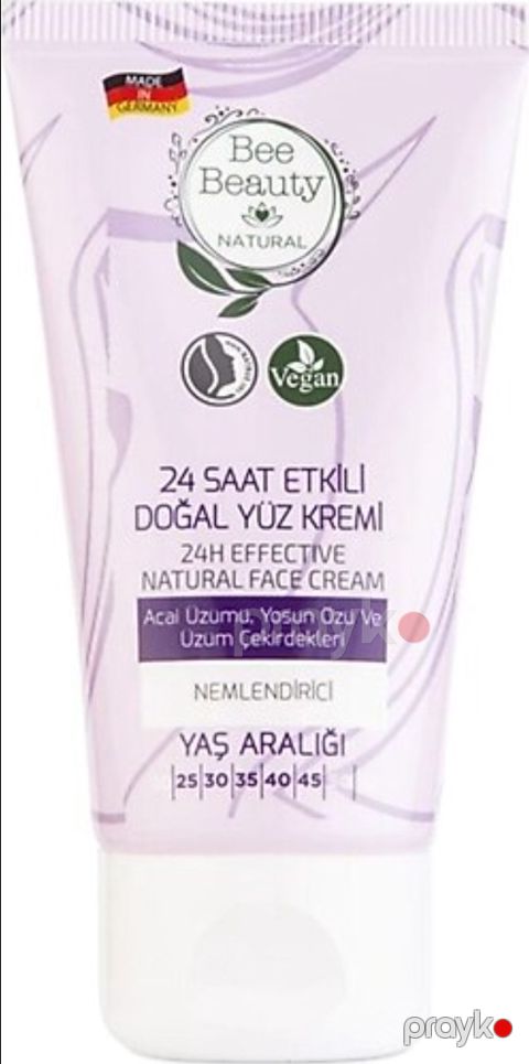 Üz kremi Bee Beauty Natural 24H Effective, 50 ml — Bakı