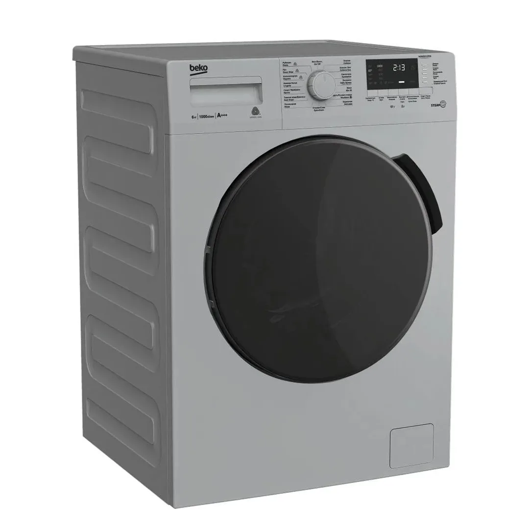 Paltaryuyan Beko Wsre 6512 PRS (Gümüşü) — Paltaryuyan maşınlar, Bakı (3)
