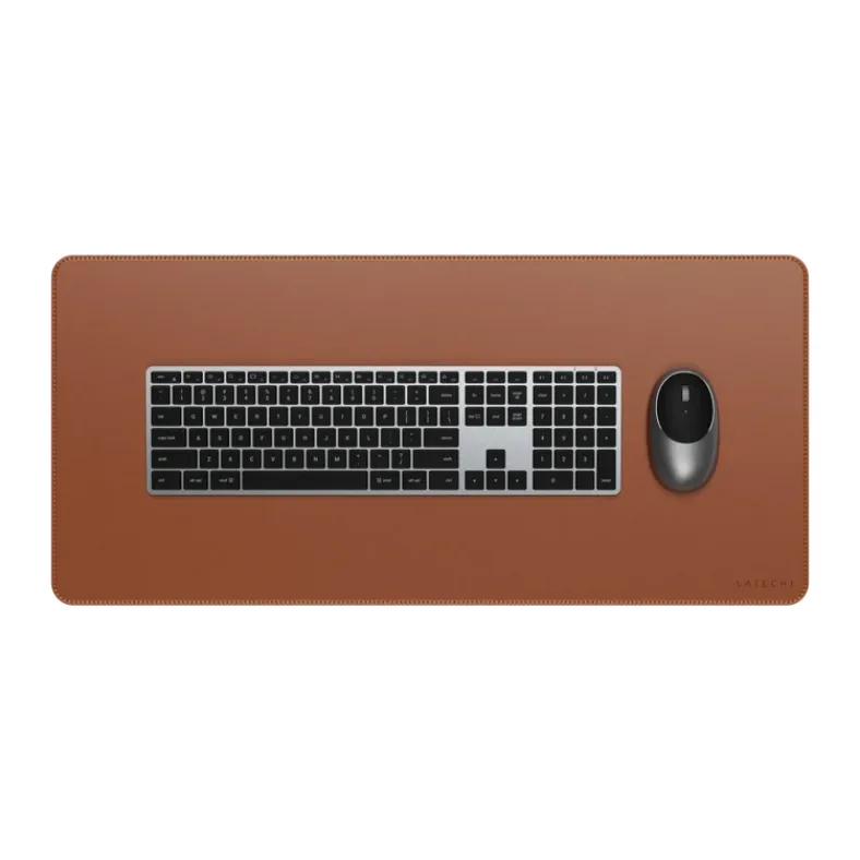 Mouse və klaviatura altlığı Satechi Vegan-Leather Premium Desk Mat Brown — Bakı