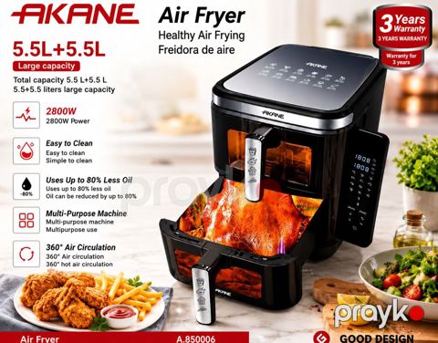 Məhsul: Aerofritür Akane A.850006 2800W Brend: Akane Kateqoriya — Bakı