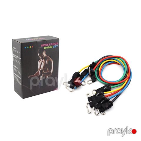 5924 Məhsulun adı: Espander dəsti Resistance Band Set Pro, 5 əd — Bakı