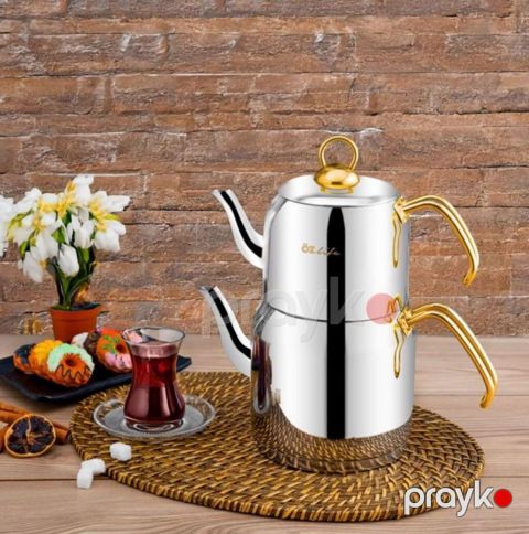 Çay dəsti, rəng - Gümüşü, Metal — Bakı