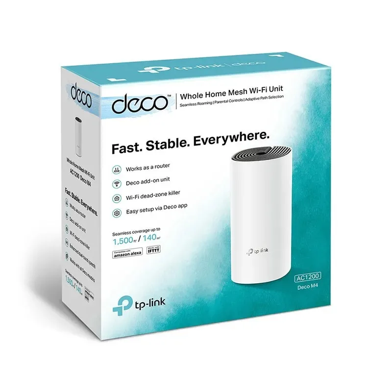 Router TP-Link - Deco M4 (1-pack) (AC1200 Whole Home Mesh Wi-Fi Unit) — Mallar, Bakı (4)