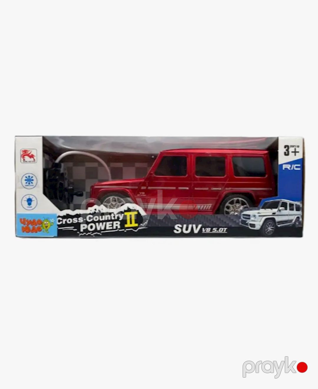 Radio ilə idarə olunan avtomobil Mercedes-Benz Cross-Country Power II, qırmızı — Mallar, Bakı (3)