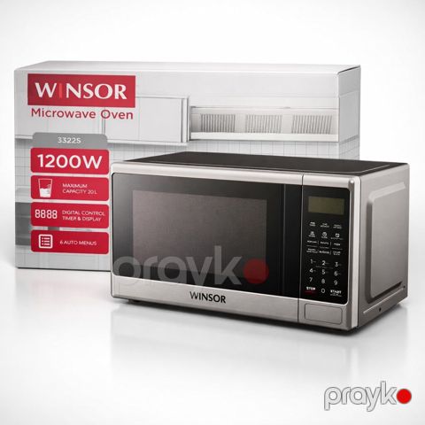 9827 Məhsulun adı: Mikrodalğalı soba Winsor NovaHeat 20L Digital — Bakı