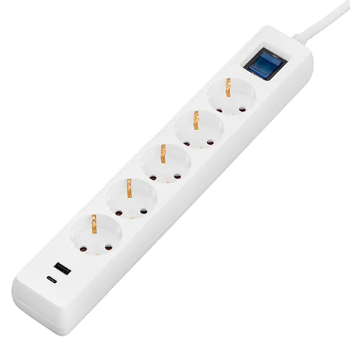 2E 2E-SP515M3USBWH Elektrik şəbəkə filteri — Kabelləri, adapterlər və keçidçilər, Bakı (3)
