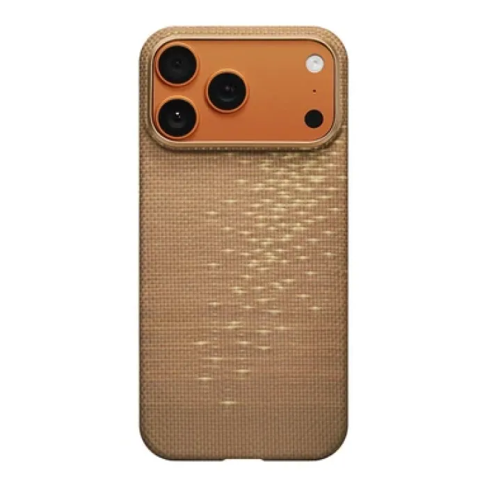 Apple iPhone 17 Pro Max üçün Pitaka Golden Glint PitaTap Qoruyucu Qab, Qızılı — Bakı