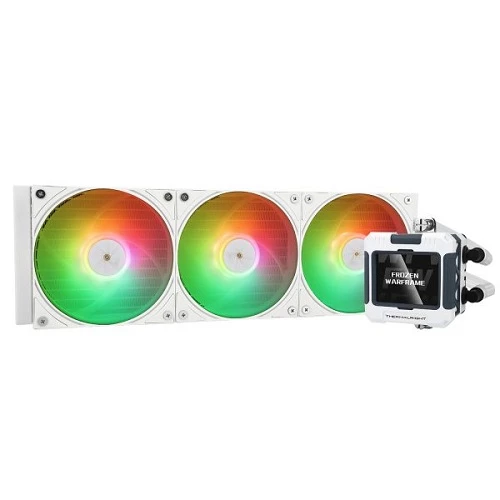 Thermalright Frozen Warframe 360 Argb White CPU Cooler — Bakı