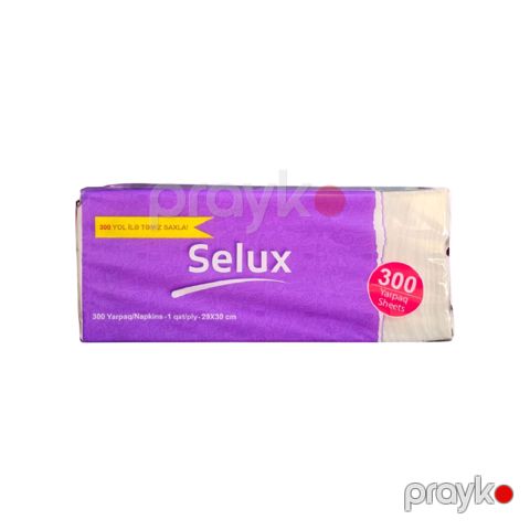 Salfetlər Selux, ağ, 29х30 sm, 300 yarpaq — Bakı