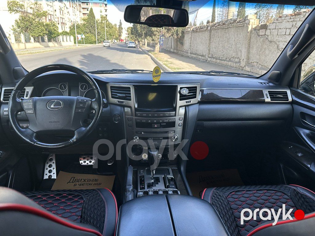 Lexus LX 570, 5.7 L, 2014 il, 115 000 km — Avtomobillər, Gəncə (4)
