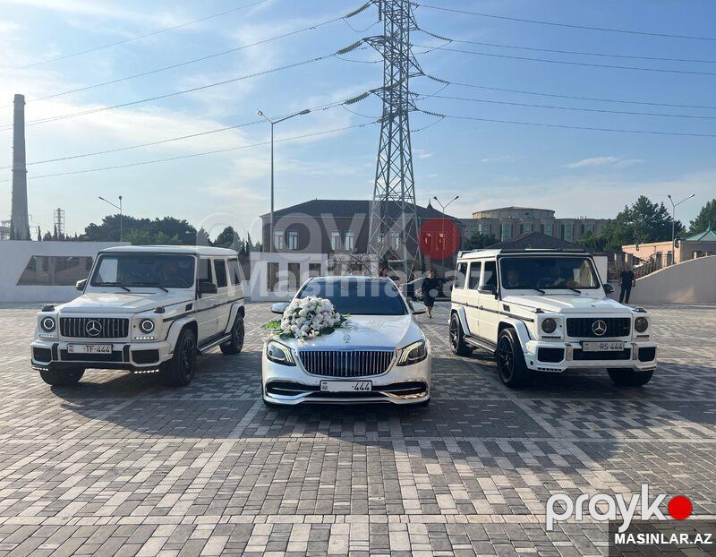 Mercedes Hər növ toy avtomobilləri, 2023 il — Minik avtomobili icarəsi, Bakı (4)