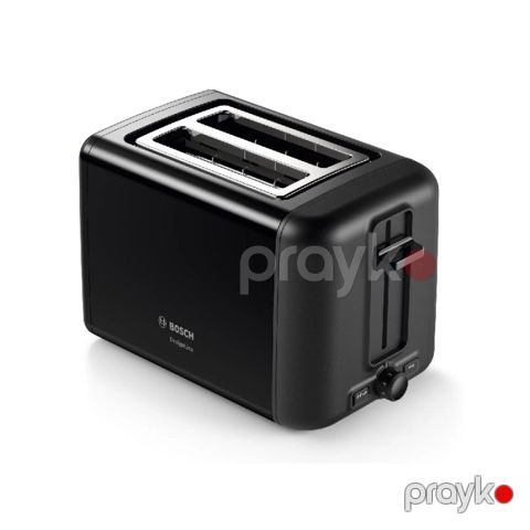 Bosch TAT3P423 Toster – 970W Güclü, 8 Səviyyəli Qızartma (Qara) — Bakı