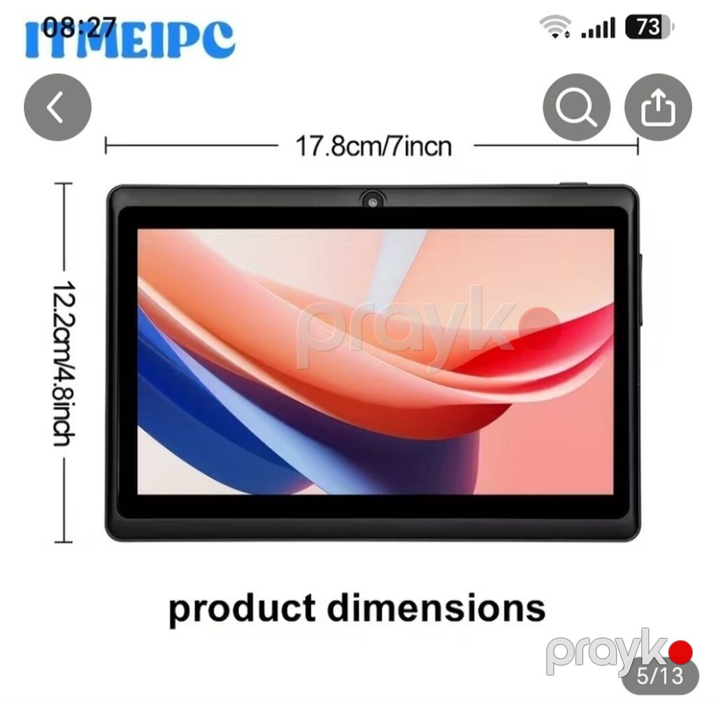 Pakovkada açılmıyıb qara rey kabrosuda verilir7 düymlük Android 14 — Digər planşetlər, Cəlilabad (2)