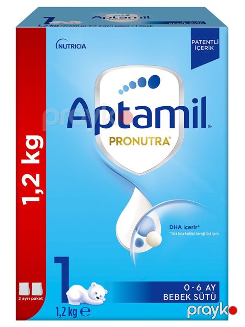 Quru südlü qatışıq Aptamil Pronutra 1, doğuşdan etibarən 1.2 kq — Bakı