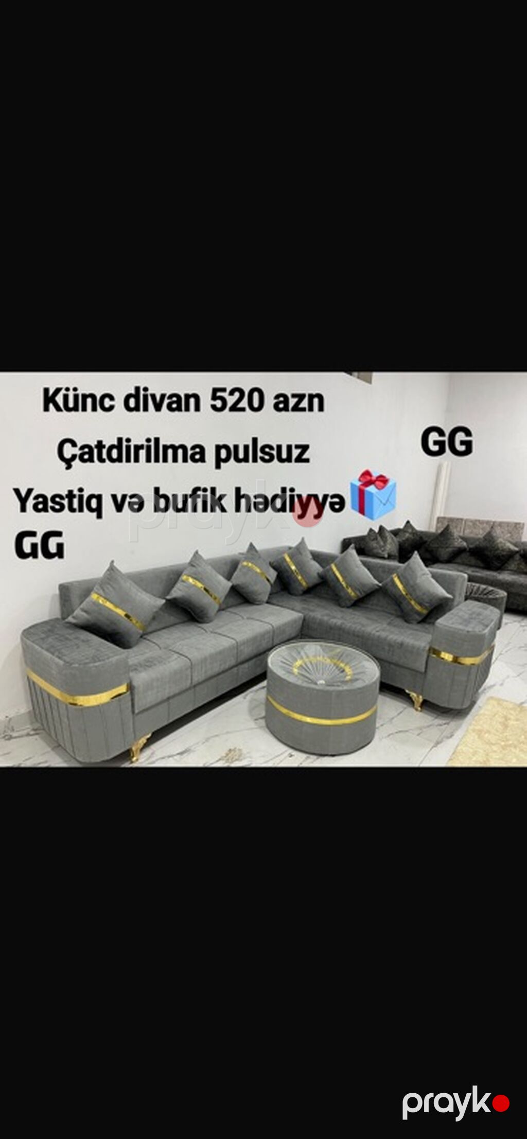 Künc divan və klassik divan modelləri - Künc divan: 520 AZN — Divanlər, Bakı (2)