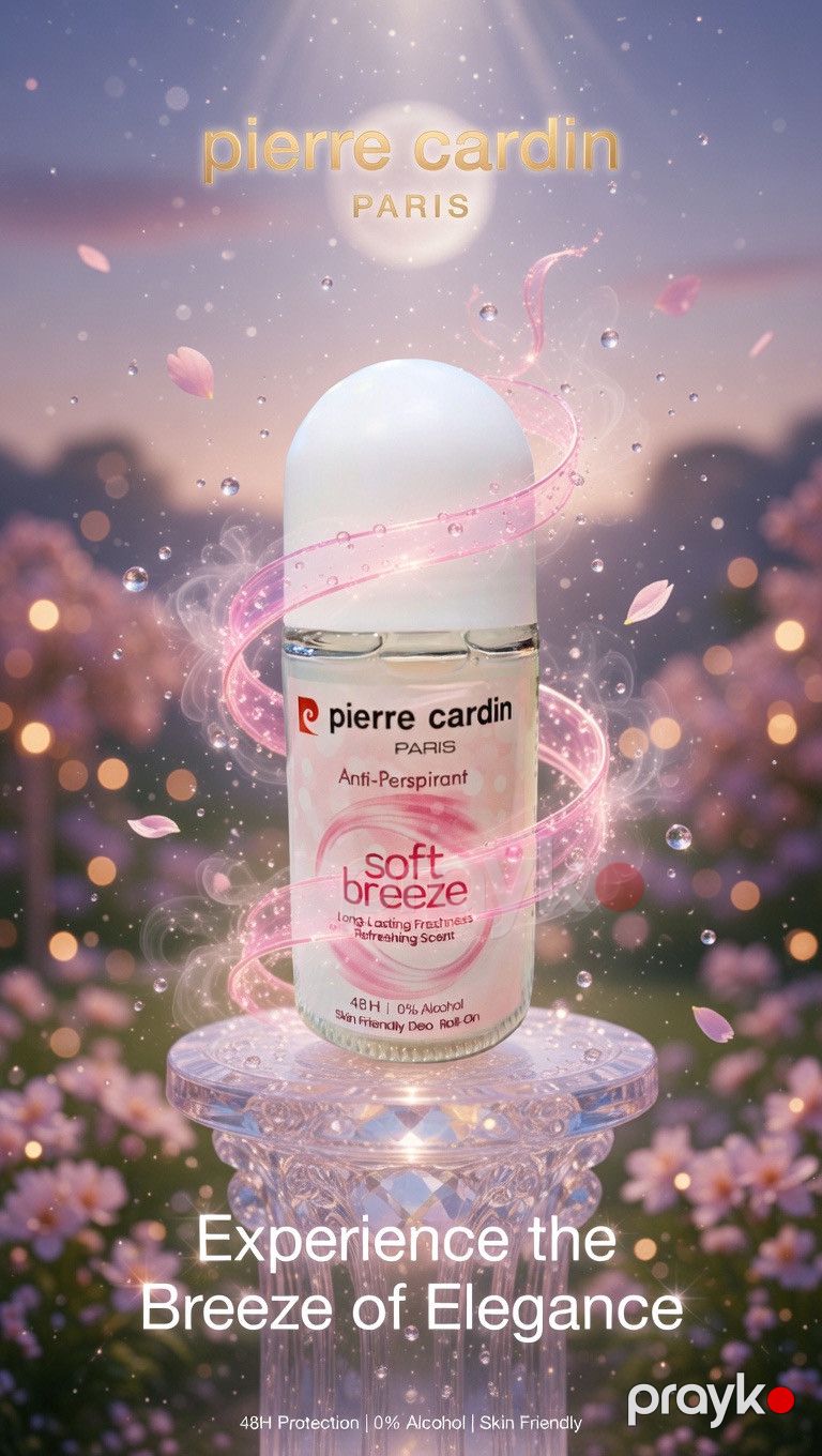 Diyircəkli dezodorant-antiprespirant qadınlar üçün Pierre Cardin Paris Soft Breeze — Mallar, Bakı (3)